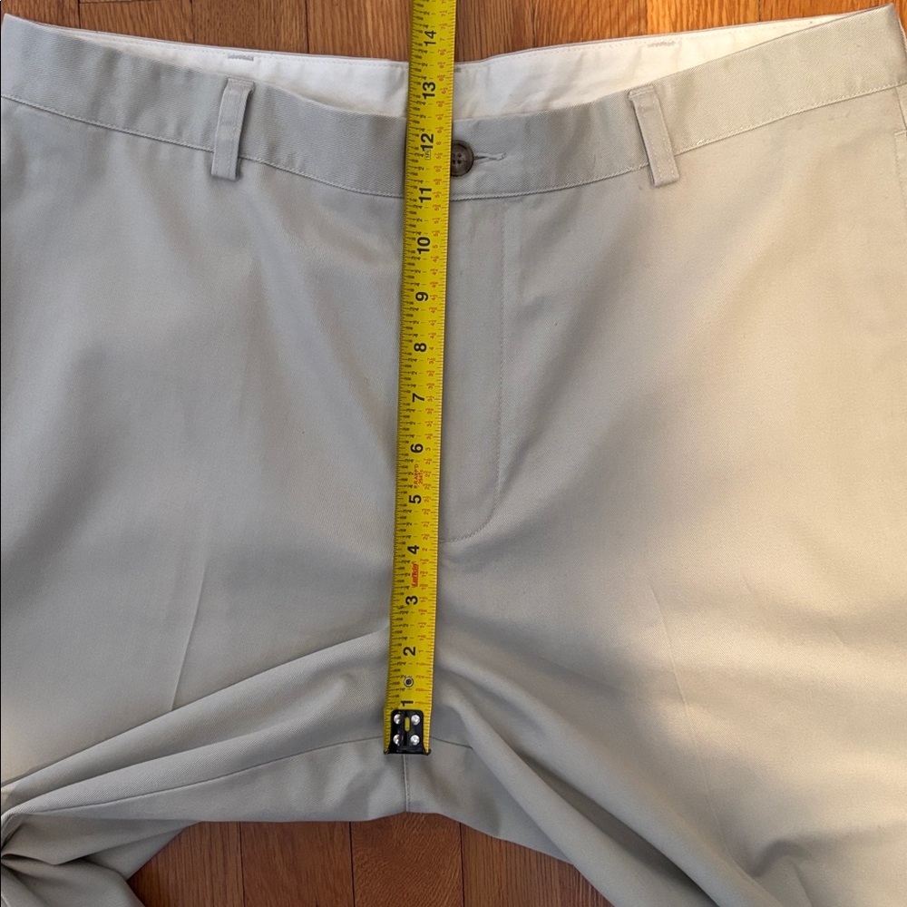 LL Bean Natural Fit 100% cotton flat front khakis in size 36, inseam 32 - Picture 13 of 15